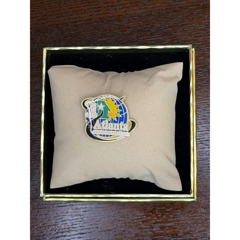 Vintage 1996 Atlanta Olympic Games On The Road To Atlanta XXVI Olympiad Pin